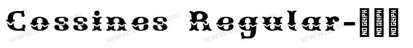 Cossines Regular字体转换 Cossines Regular字体转换